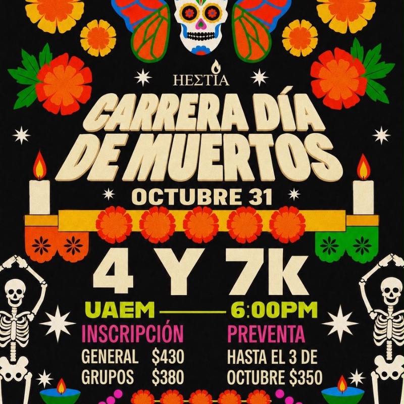 Logotipo Carrera Día de Muertos